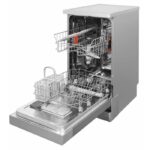 Ariston Dishwasher – 10 Place Settings, 45 cm, Slim, Silver – LSFE 1B19 S - Image 2