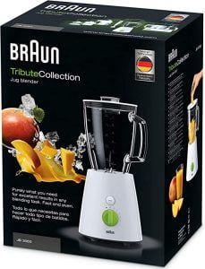 Braun JB3060 Tribute Collection Blender with Glass Jug, 800 Watts - White - Image 4