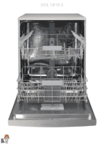 Indesit Dishwasher – 14 Place Settings, 60 cm, Silver – DFE 1B19 S - Image 4