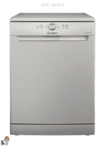 Indesit Dishwasher – 14 Place Settings, 60 cm, Silver – DFE 1B19 S