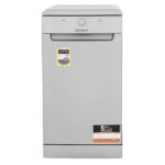 Indesit DSFE1B10S Dishwasher  45 CM -10 Place settings - slim, silver color - Image 5