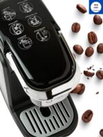 ⁦ماكينة صنع قهوة 3 بارات لكبسولات قهوة كي-كاب 800 وات AC-507KB لون أسود لامع⁩ - الصورة ⁦3⁩