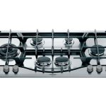 Ariston Built-in Gas Hob – 90 cm, 6 Burners, Cast Iron Pan Supports – PHN 961 TS/IX/A
