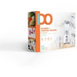 IDO Blender + Vegetables & Meat Chopper 600 W – White -  105-BLCH600-WH - Image 4