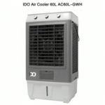 IDO Air Cooler – 60L, 3 Speeds, Grey & White – AC60L-GWH