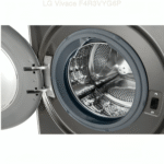 LG Vivace Pro Front Load Automatic Washing Machine, 9 KG, Silver - F4R3VYG6P - Image 3