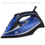 IDO Ceramic Steam Iron 2800W, Blue&Black – SI2800-BBK - Image 9