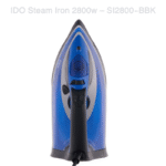 IDO Ceramic Steam Iron 2800W, Blue&Black – SI2800-BBK - Image 8