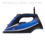 IDO Ceramic Steam Iron 2800W, Blue&Black – SI2800-BBK
