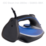 IDO Ceramic Steam Iron 2800W, Blue&Black – SI2800-BBK - Image 5
