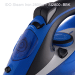IDO Ceramic Steam Iron 2800W, Blue&Black – SI2800-BBK - Image 4