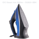 IDO Ceramic Steam Iron 2800W, Blue&Black – SI2800-BBK - Image 3