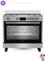 Ariston GAS Cooker Digital , 90 CM, 5burners, Stainless steel, with fan - ARR9 GGF 33229 XEG