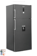 White Point No-Frost Refrigerator 582L – Digital Display – Water Dispenser – Inverter – Black – WPR643DWDVB – El Abd Warranty - Image 2