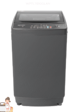 White Point Top Load Automatic Washing Machine – 11kg – Hydraulic – Digital Display – Dark Silver – WPTL11DGGLAN – El Abd Warranty