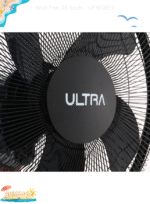 Ultra Wall Fan – 18 Inch – Remote Control – 3 Speeds – 80 Watt – Model UFW18RE2– Black and Grey - Image 2