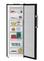 Beko Upright Freezer – 7 Shelves – 260 Liters – Black – Model B3RFNE280XB - Image 5