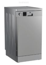 Beko Dishwasher – 10 Place Settings, Slimline, Silver – DVS05020S - Image 2