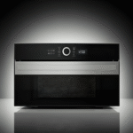 Ariston Built-In Microwave Oven with Grill – 31 L, 2400 W, Black & Silver – Model AMD54MXA