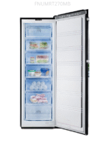 Fresh Upright Deep Freezer – 200 Liters, No Frost, 6 Drawers, Touch Control, Black – FNU-MRT270B - Image 2