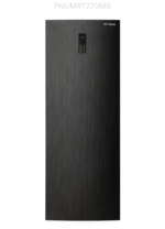 Fresh Upright Deep Freezer – 200 Liters, No Frost, 6 Drawers, Touch Control, Black – FNU-MRT270B