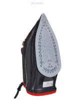 Ultra Steam Iron – 2400W, Ceramic Soleplate, Black & Red – UI24RKSE1 - Image 4