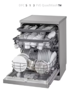 LG Freestanding Dishwasher – 14 Place Settings, Inverter Direct Drive, Prime Silver – DFC513FVE - Image 7