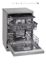 LG Freestanding Dishwasher – 14 Place Settings, Inverter Direct Drive, Prime Silver – DFC513FVE - Image 3