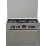 Royal Gas Professional Gas Cooker – 5 Burners, Grill, Fan, Silver – 2010325