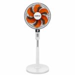 Castle Stand Fan – 18 Inch, 6 Blades, 3 Speeds, Timer, Grey – FAS2018