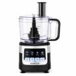 Castle Food Processor – 40 Functions, 1200W, 1.5L Blender, Digital Control, Black/Silver – FP1240D