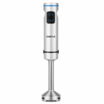 Castle Hand Blender 4-in-1 – 1200W, 800ml Beaker, 600ml Chopper, Whisk, Black/Silver – HBC1240