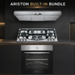 Ariston Built-In Bundle 3 Pieces – 90cm 6-Burner Gas Hob + 60cm Gas Oven + 90cm Hood – Stainless Steel - Image 2