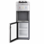 Castle Top Load Water Dispenser – 3 Taps, Hot & Cold, Storage Cabinet, Grey & Silver – WD3040S - Image 5