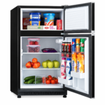 Penguin Mini Bar Refrigerator – 150 Liters, 6 Cu.Ft, 2 Doors, Luxury Hairline Black – FG200H - Image 4