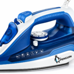 Penguin Steam Iron – 2200W, Ceramic Soleplate, 350ml Water Tank, Blue – PI2200W