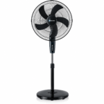 Penguin Cool Spin Stand Fan – 18 Inch, 5 Blades, 65W Turbo, Black – PF005