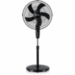 Penguin Cool Spin Stand Fan – 18 Inch, 5 Blades, 65W Turbo, Black – PF005 - Image 2