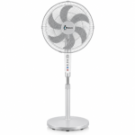 Penguin Breeze Pro Stand Fan – 18 Inch, 6 Blades, 75W, Digital Super Silent, Silver – PF006 - Image 3